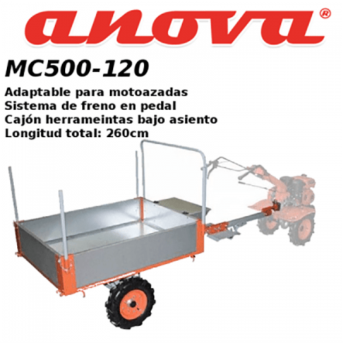 REMOLQUE MOTOAZADA ANOVA MC500-120